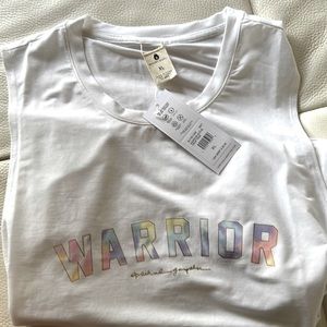 Spiritual Gangster/ Warrior white tank. Size xl. New